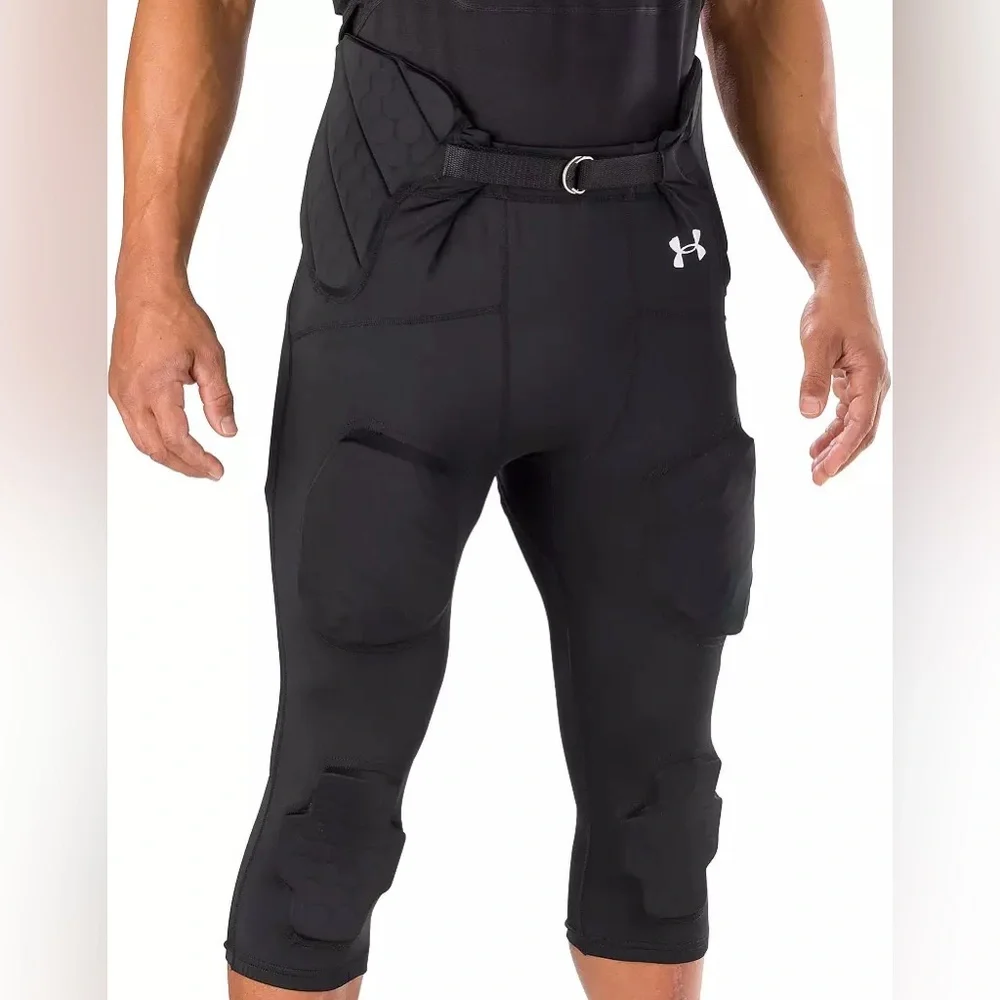 Under Armour Gameday Integrated Football Pants Adult Black Sz Large $55 Athlete